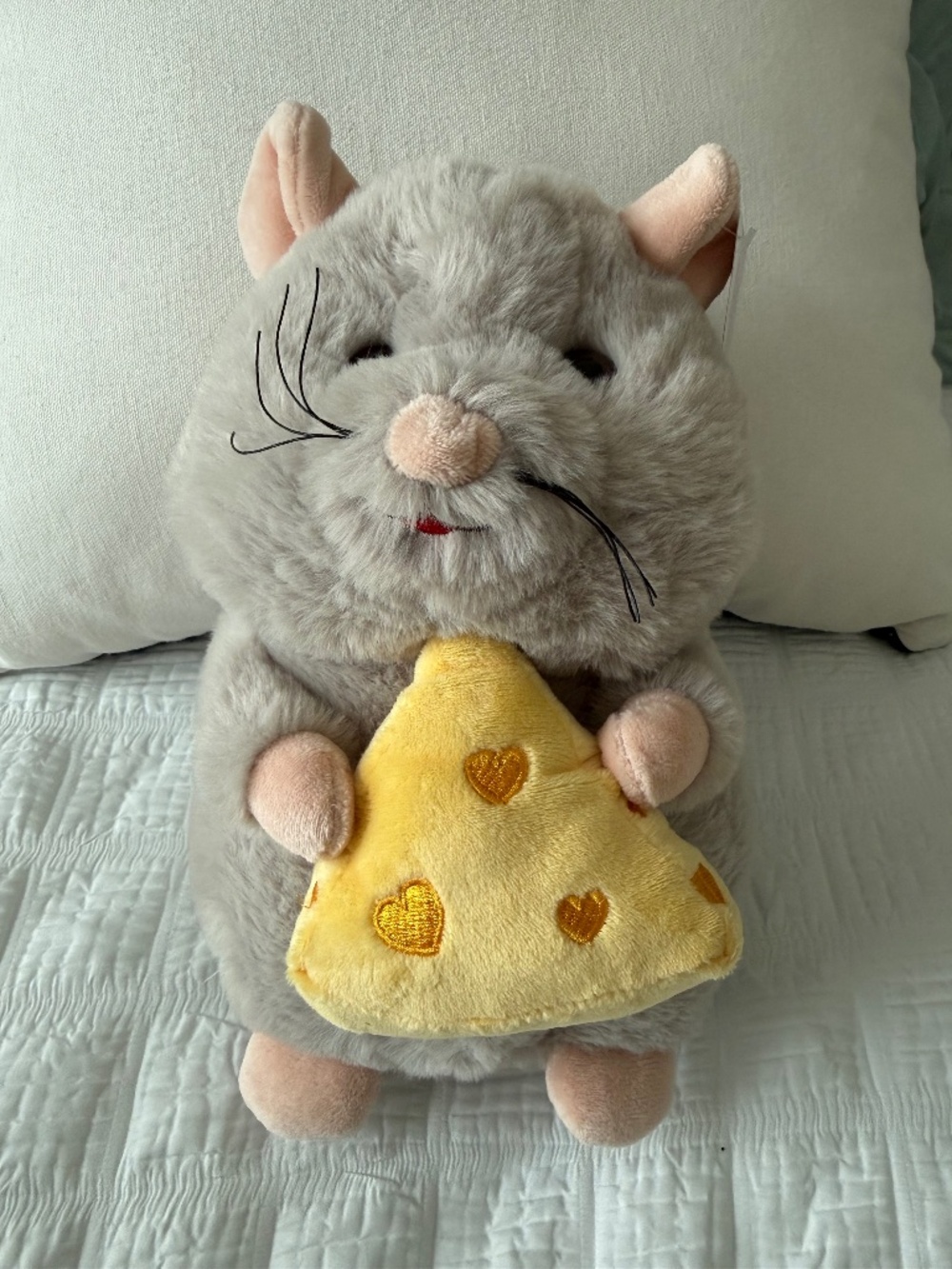 Mouse w Cheese plush